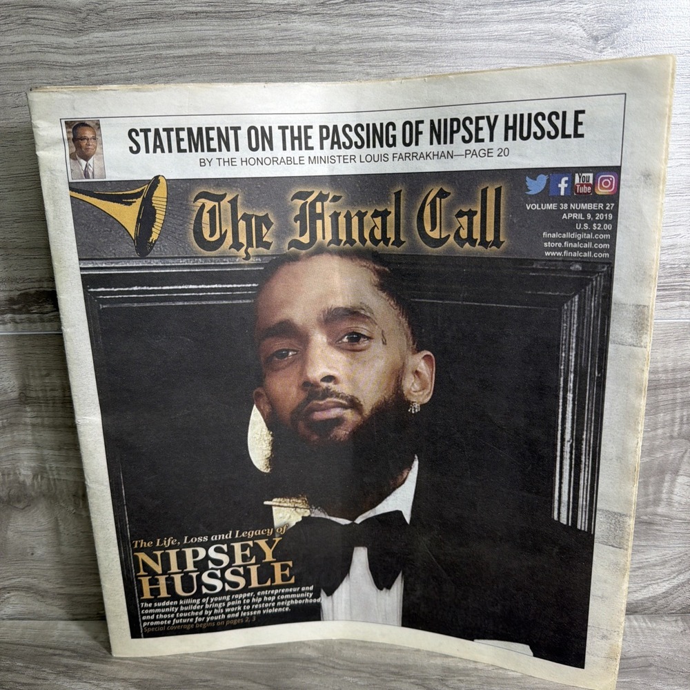 The Final Call Los Angels‎ Newspaper Rapper Nipsey Hussle Hustle Killed Memorial